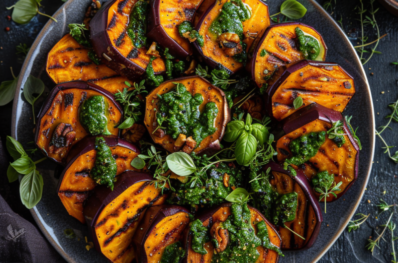 Salade tiède de patates douces et épinards anti-inflammatoire