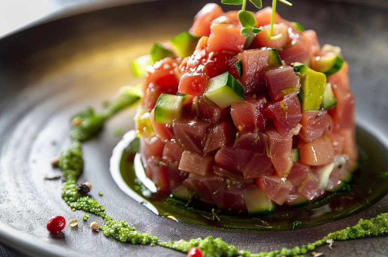 Tartare de Thon à l'Avocat et Gingembre anti-inflammatoire
