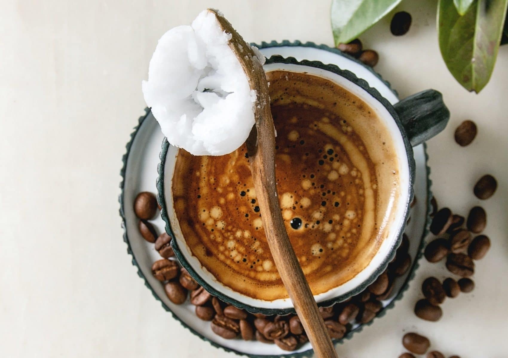 Bulletproof coffee with butter