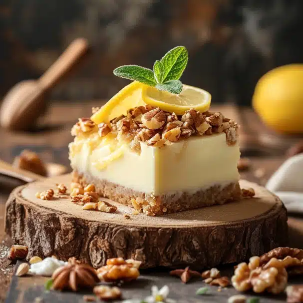 cheesecake noix de cajou et citron