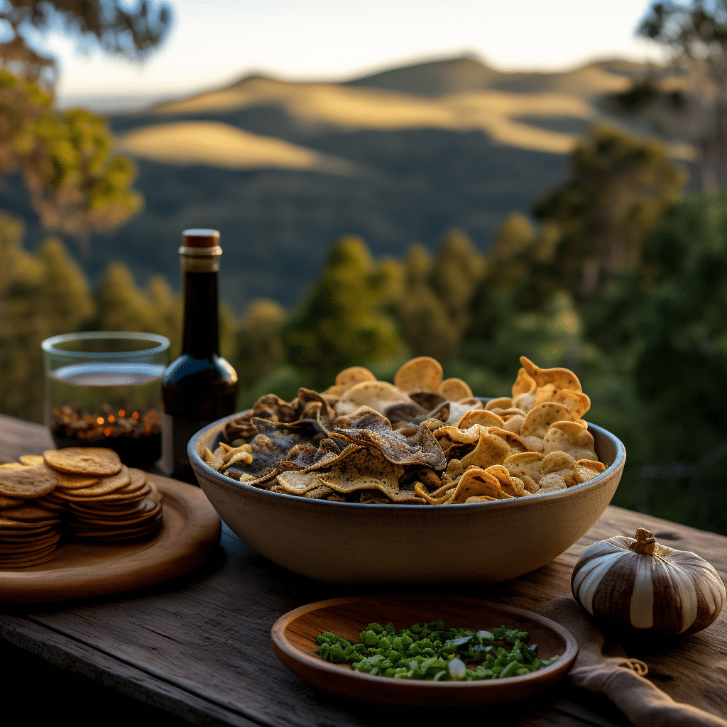 chips de champignons