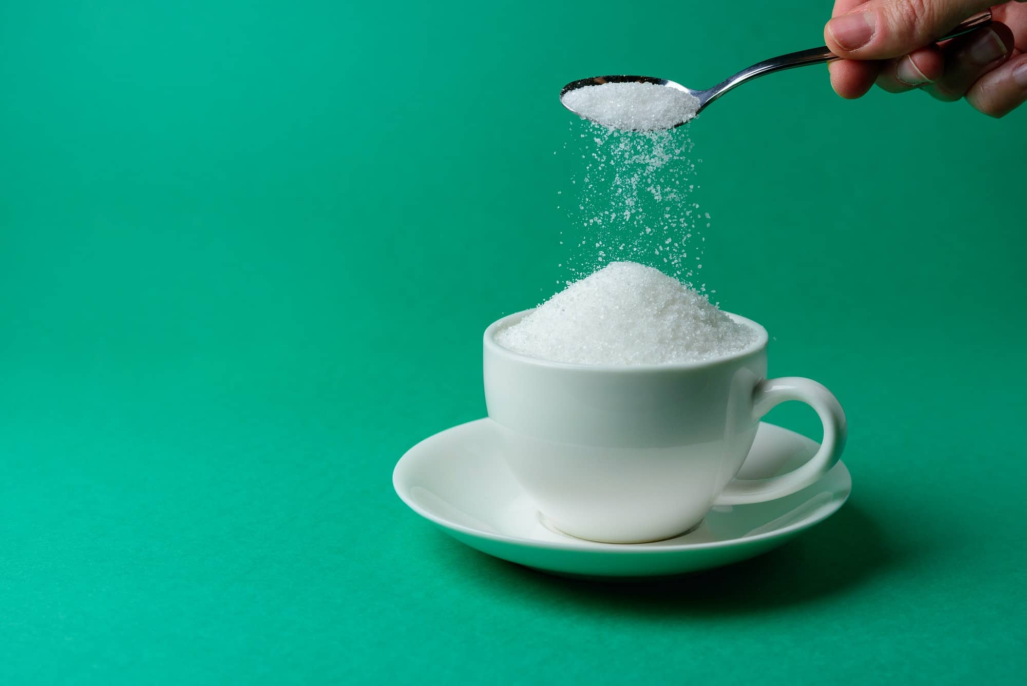 pas de sucre dans le café gras