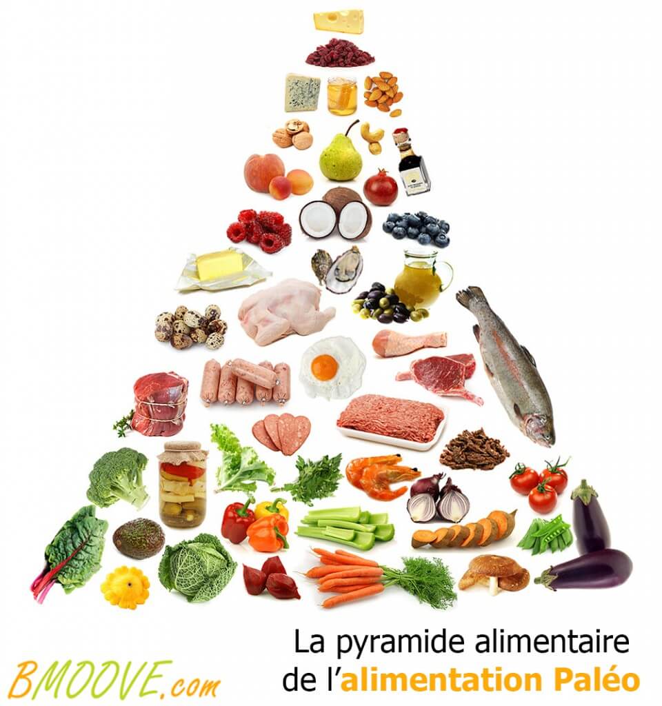 Pyramide alimentaire du Régime Paléo