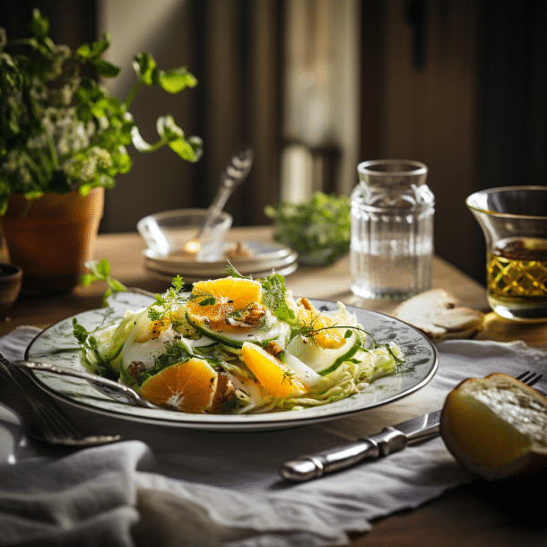 La salade anti-inflammatoire aux oranges sanguines et vinaigrette citron-fenouil