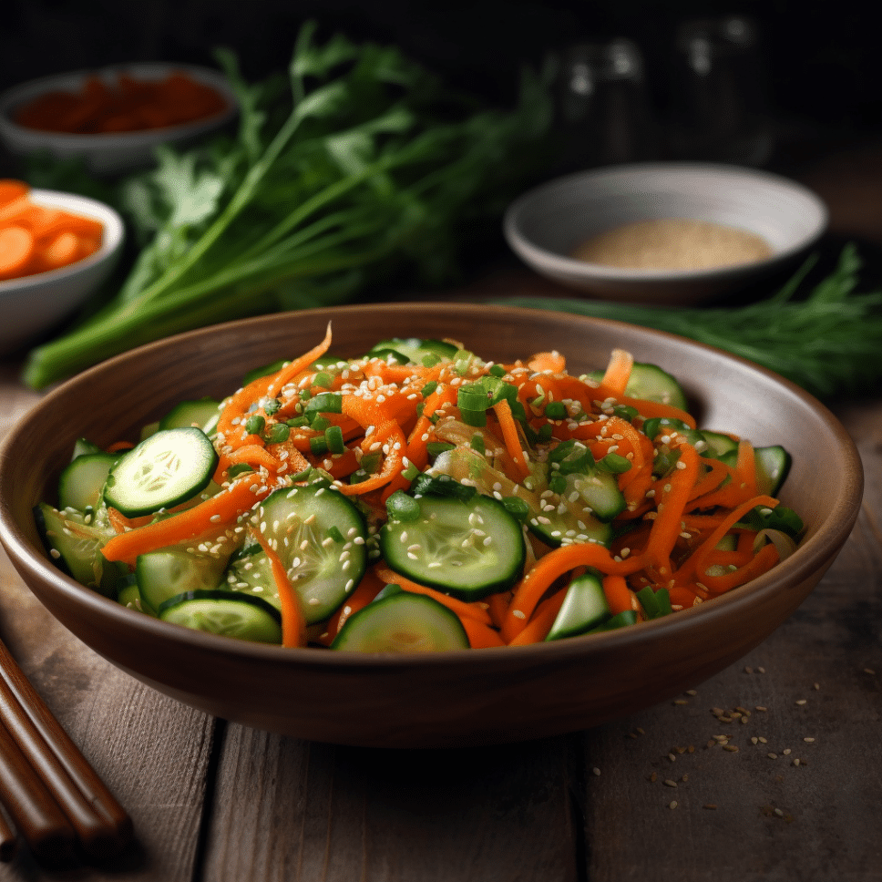 La salade de carottes et concombres écrasés anti-inflammatoire !