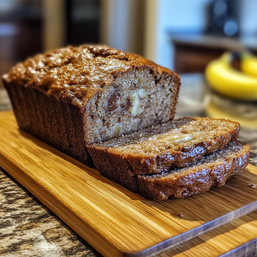 Banana bread au chocolat anti-inflammatoire