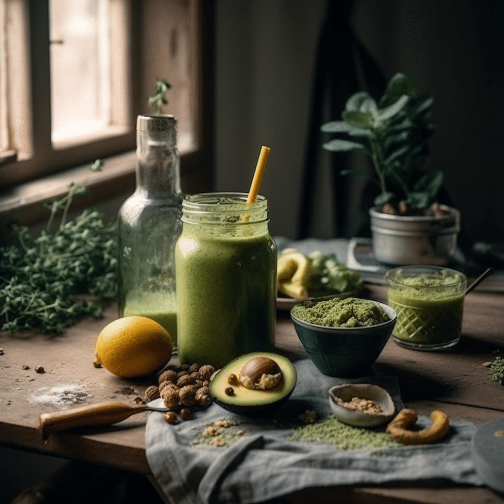 smoothie 100% anti-inflammatoire au chou frisé, épinards et avocat